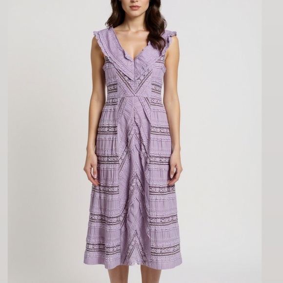 Cinq à sept Adeline lace overlay dress - Picture 1 of 10